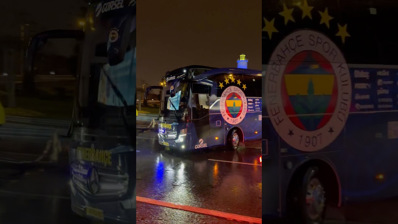 Fenerbahçe takım otobüsü Saracoğlu’nda #fenerbahçe #gaziantep