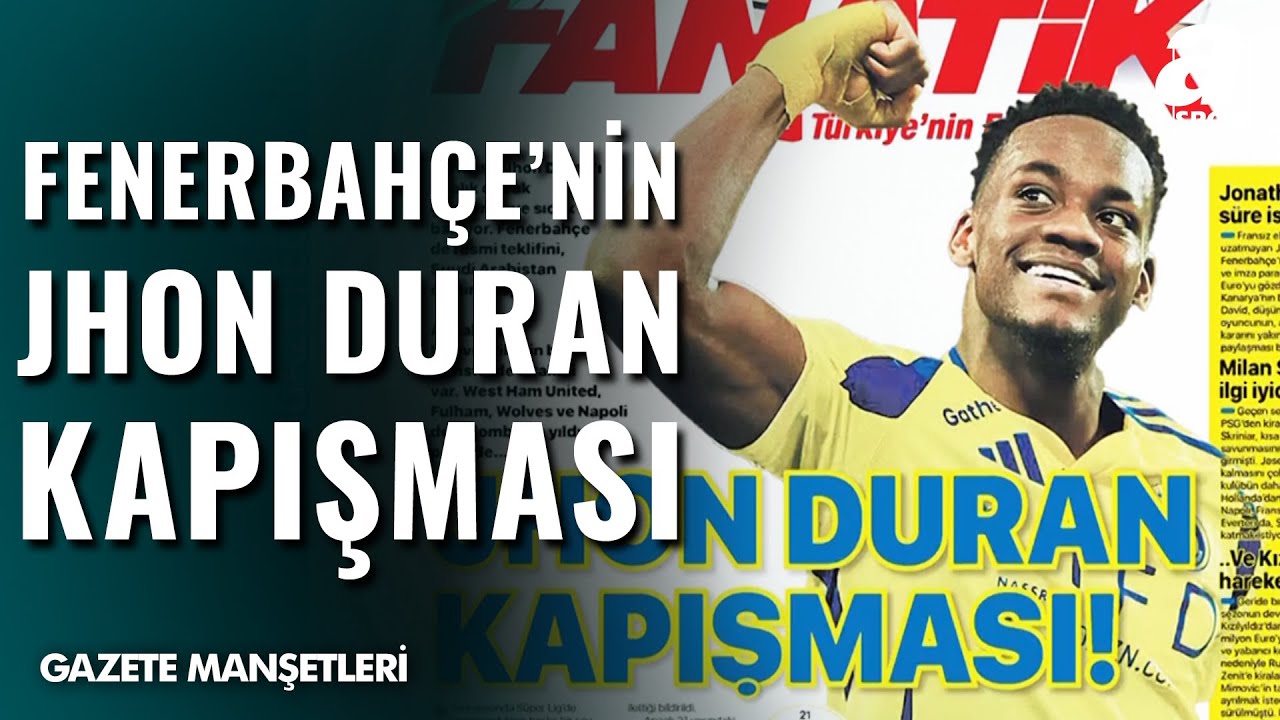 Fenerbahçe'nin Jhon Duran Kapışması / A Spor / Sabah Sporu / 17.06.2025