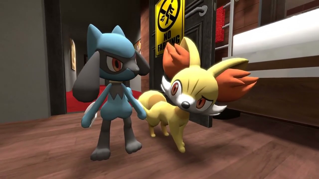 Fennekin in the Bathroom