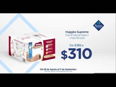 Feria del Bebé Sam's Club - Huggies etapa 2, 16 y 9