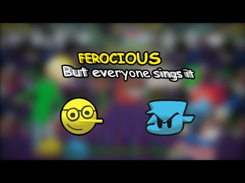 Ferocious But - Everyone sings it ( 1K SUBS SPECIAL )