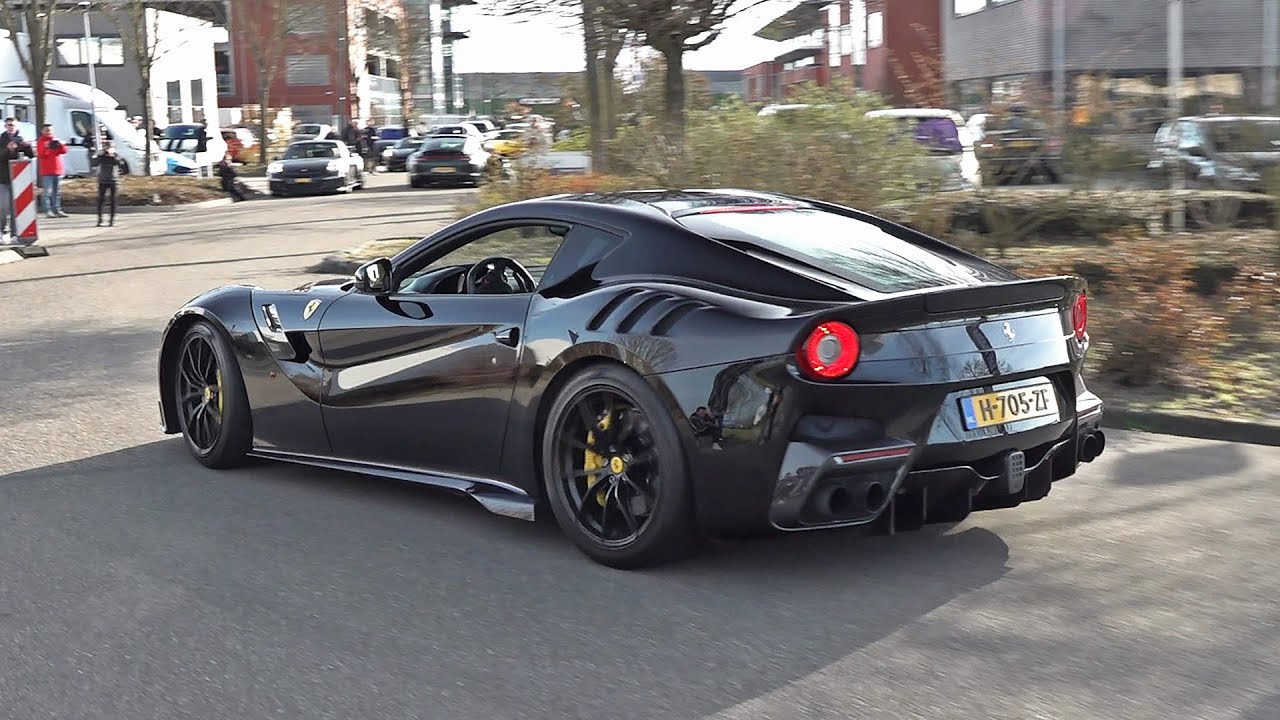 Ferrari F12 TDF with Novitec Straight Pipes Exhaust! Revs, Accelerations, Drag Racing!