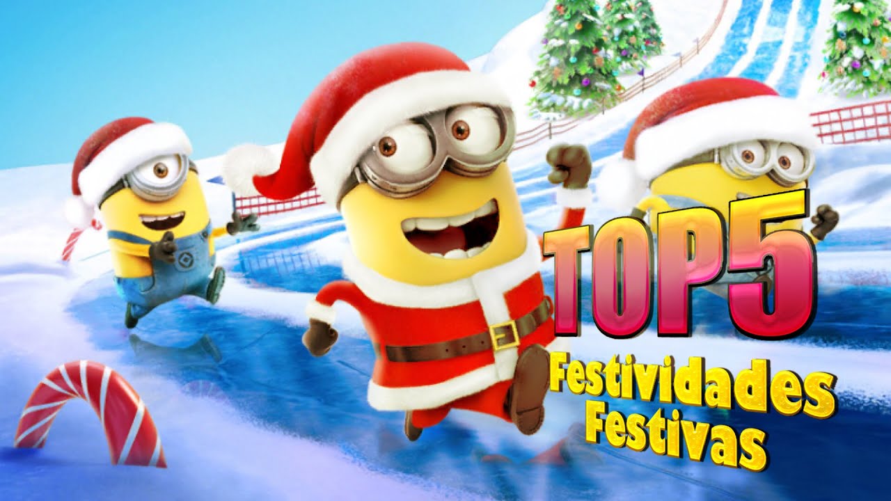 Festividades Festivas Minion Rush – como ser TOP 5 em missões especiais!