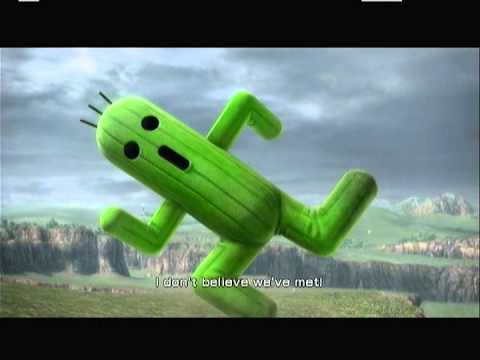 FFXIII - Sazh and the Cactuar