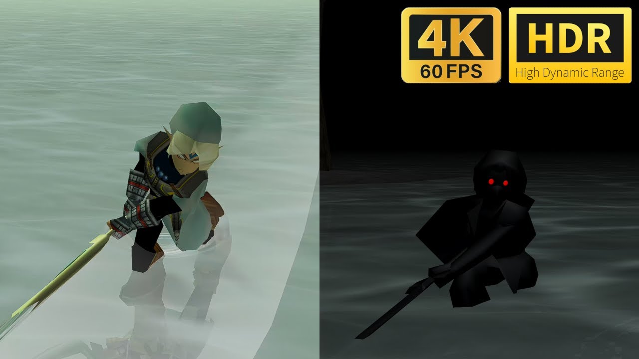 Fierce Deity vs Dark Link | 4K HDR 60fps | Fierce Deity Mask in Ocarina of Time