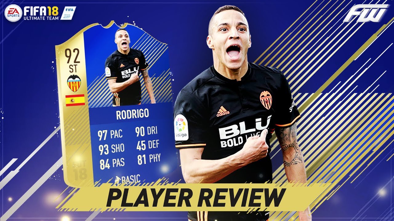 FIFA 18 TOTS RODRIGO Player Review (92) THE SWEATIEST TOTS EVER?