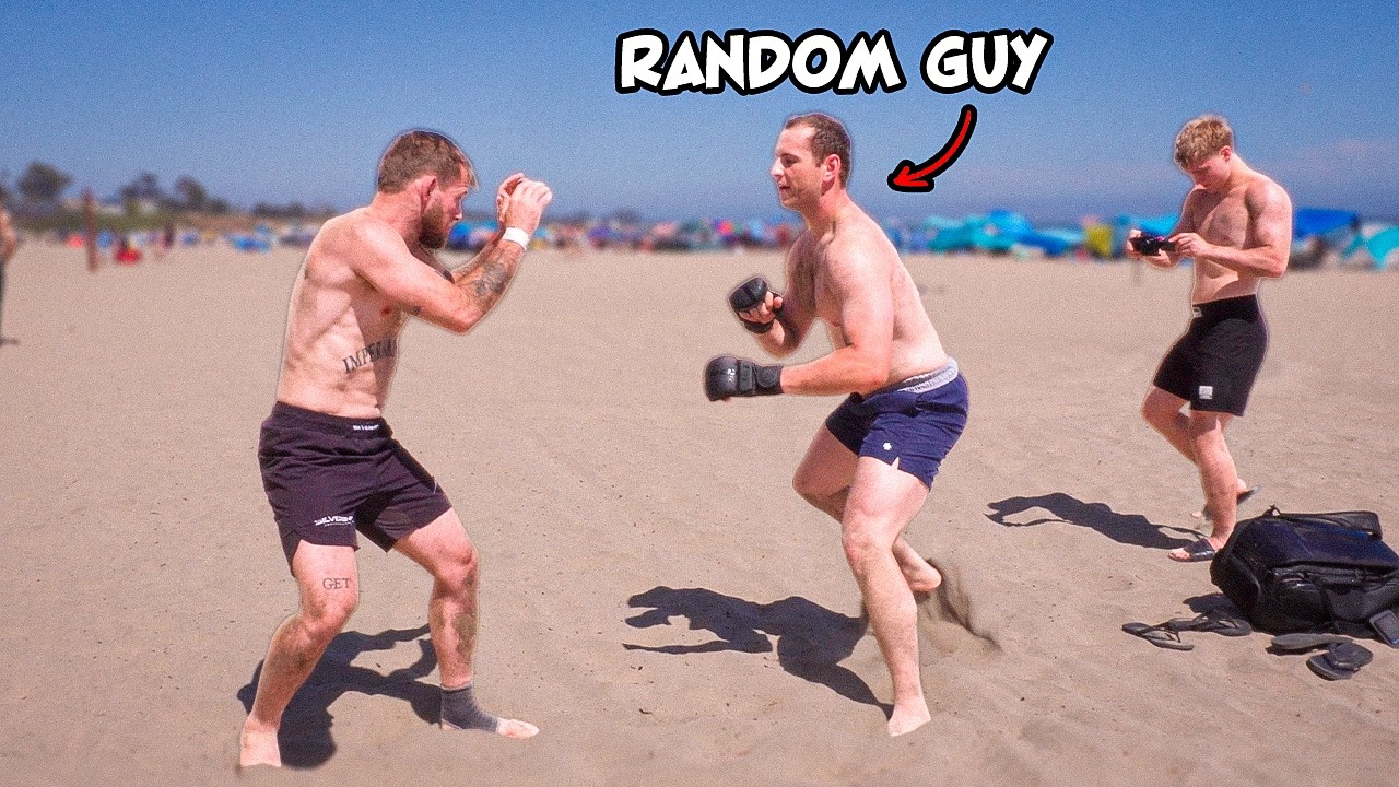 Fighting strangers to see if jiu jitsu works