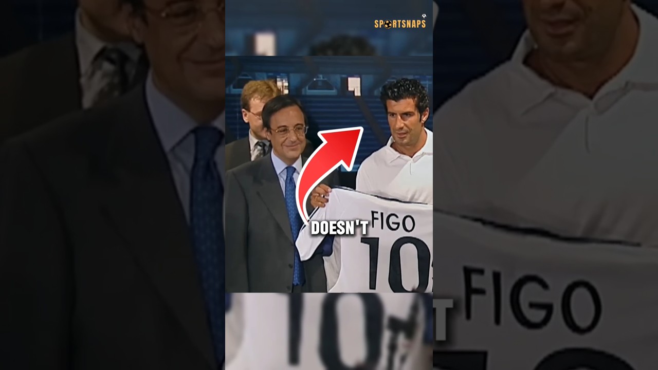 Figo didn't batray Barcelona 😁 #shorts