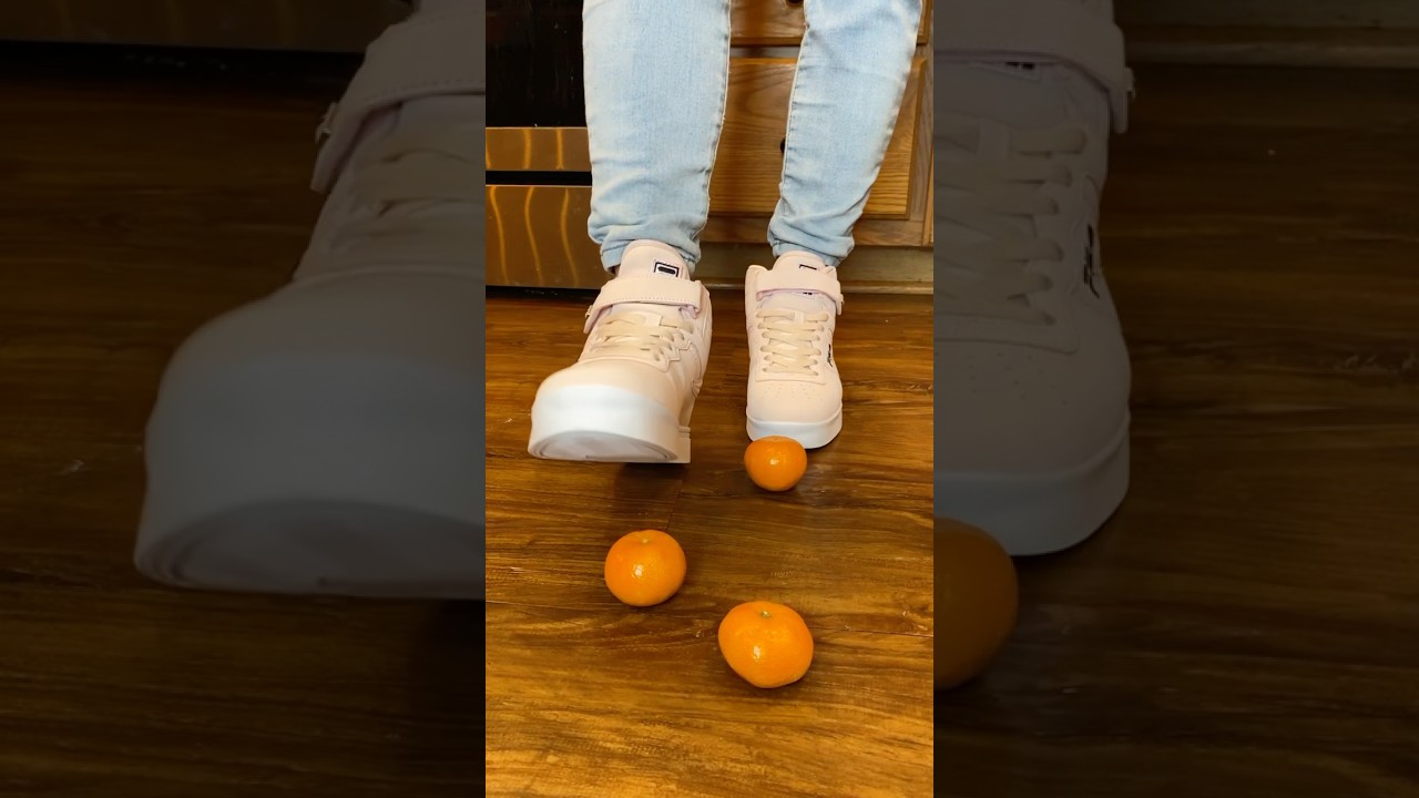 FILA  ORANGE CRUSH | ASMR & CRUSHING