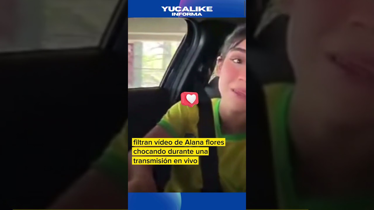 filtran vídeo de Alana flores chocando durante una transmisión en vivo