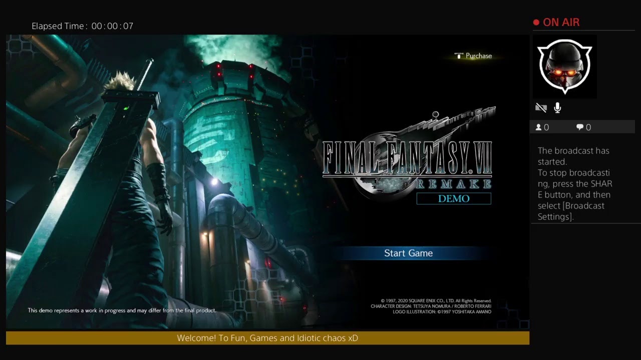 Final Fantasy 7 Demo! Lets check it out