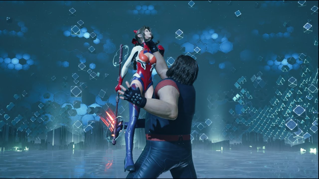 Final Fantasy VII Remake - Aerith Defeated - VS Grungy Bandit (Throttle)