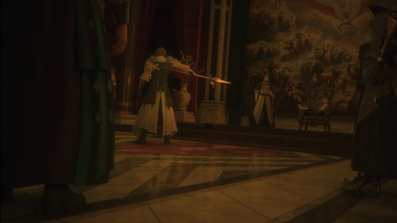 FINAL FANTASY XVI: Dion confronts Emperor Sylvester scene | 4K