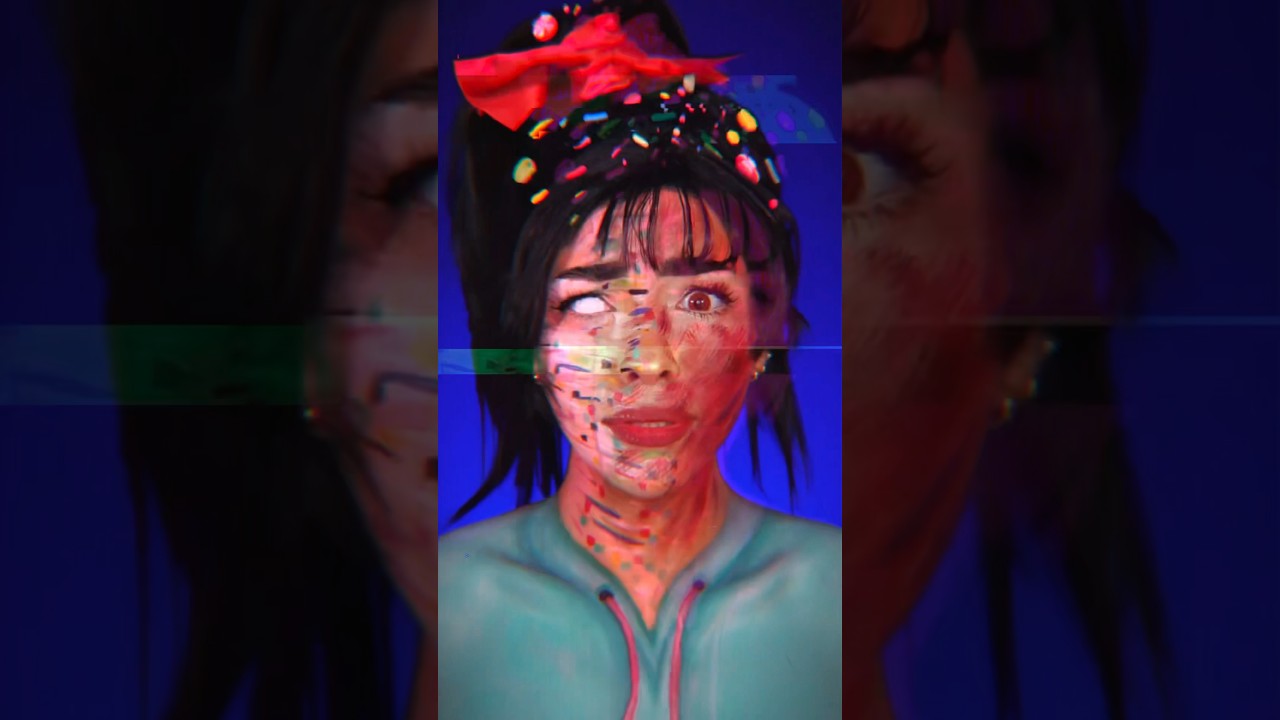 Final infeliz de Vanellope: queda como una falla #makeup #princesasdisney