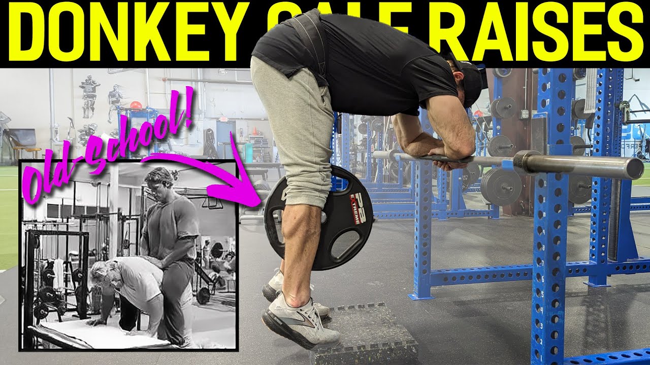 Finally Grow Your Calves with this Old School Exercise! | Donkey Calf Raises Exercise Tutorial