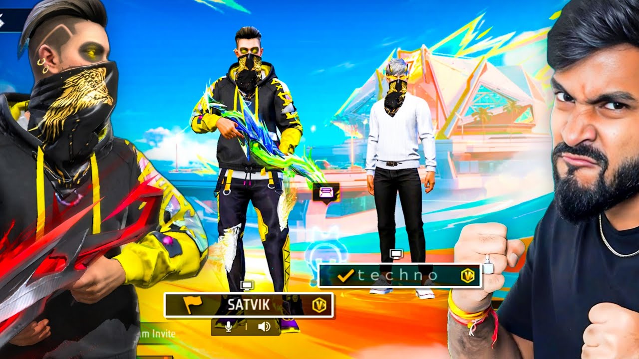 FINALLY TECHNO BHAI & SATVIK PLAYS FREE FIRE