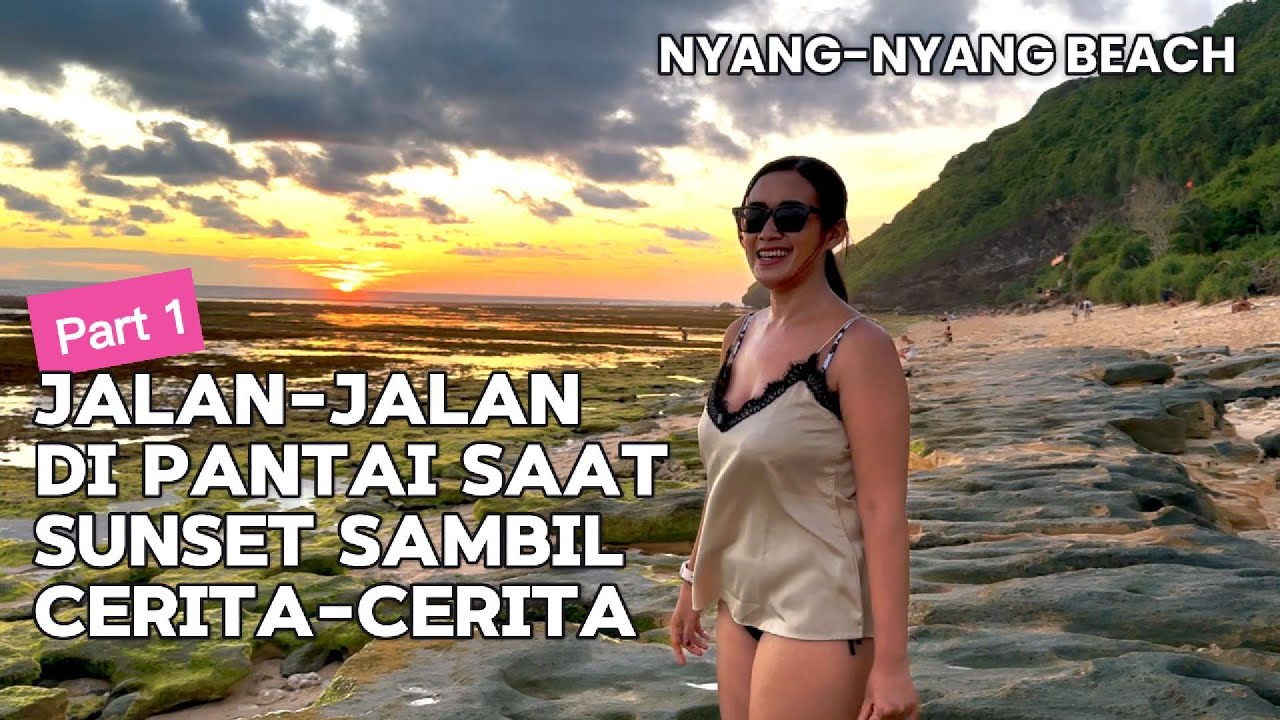 Find Hidden Gem Natural Pool on the Beach When the Sea Water is Very Low at Sunset [Part 1]