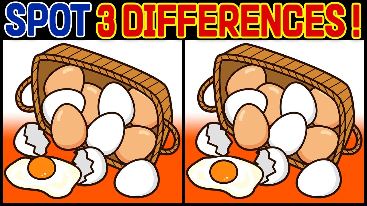 Find the Difference : Find 3 Different Spots Between Left and Right [Spot The Difference #350]