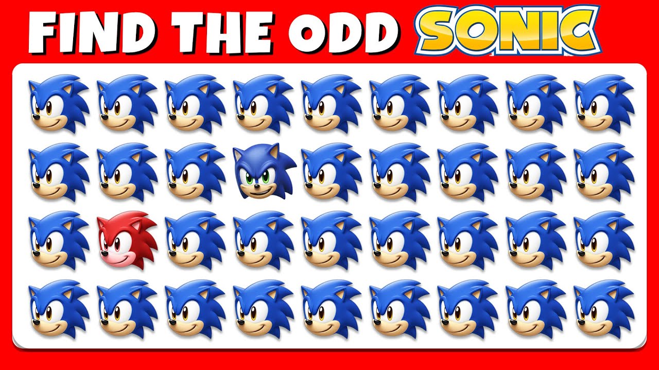 Find the ODD One Out - Sonic the Hedgehog 3 Edition 🦔🔵 Quiz Rainbow