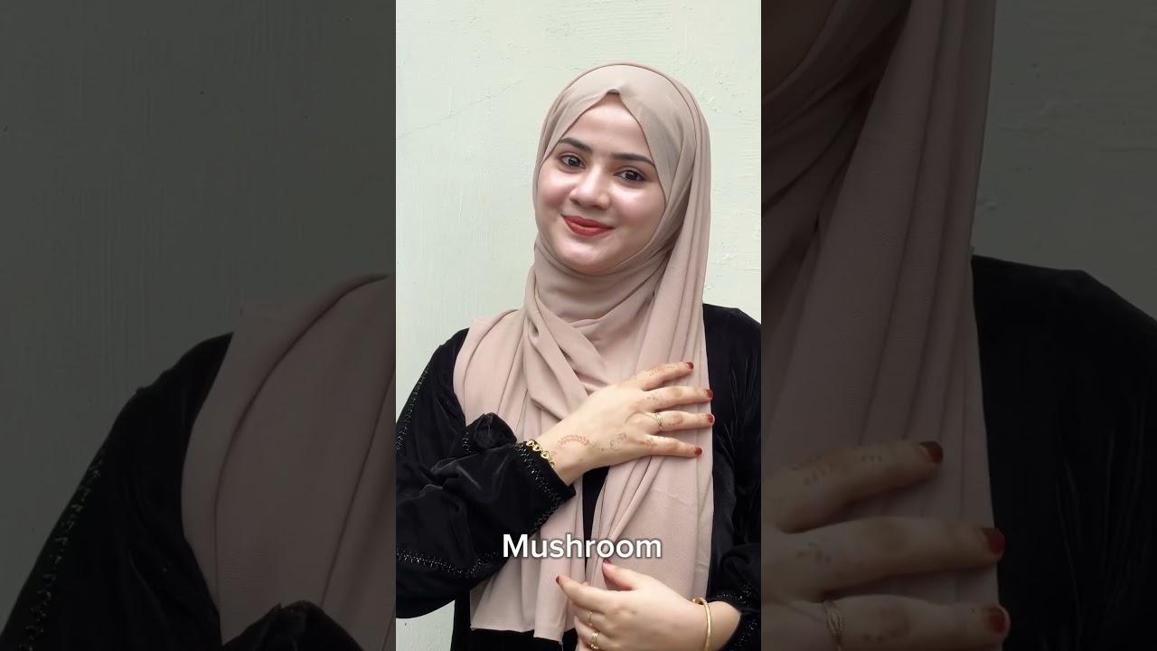Find the perfect nude hijab for Indian skin at www.pastelparrots.com! #althafshamna