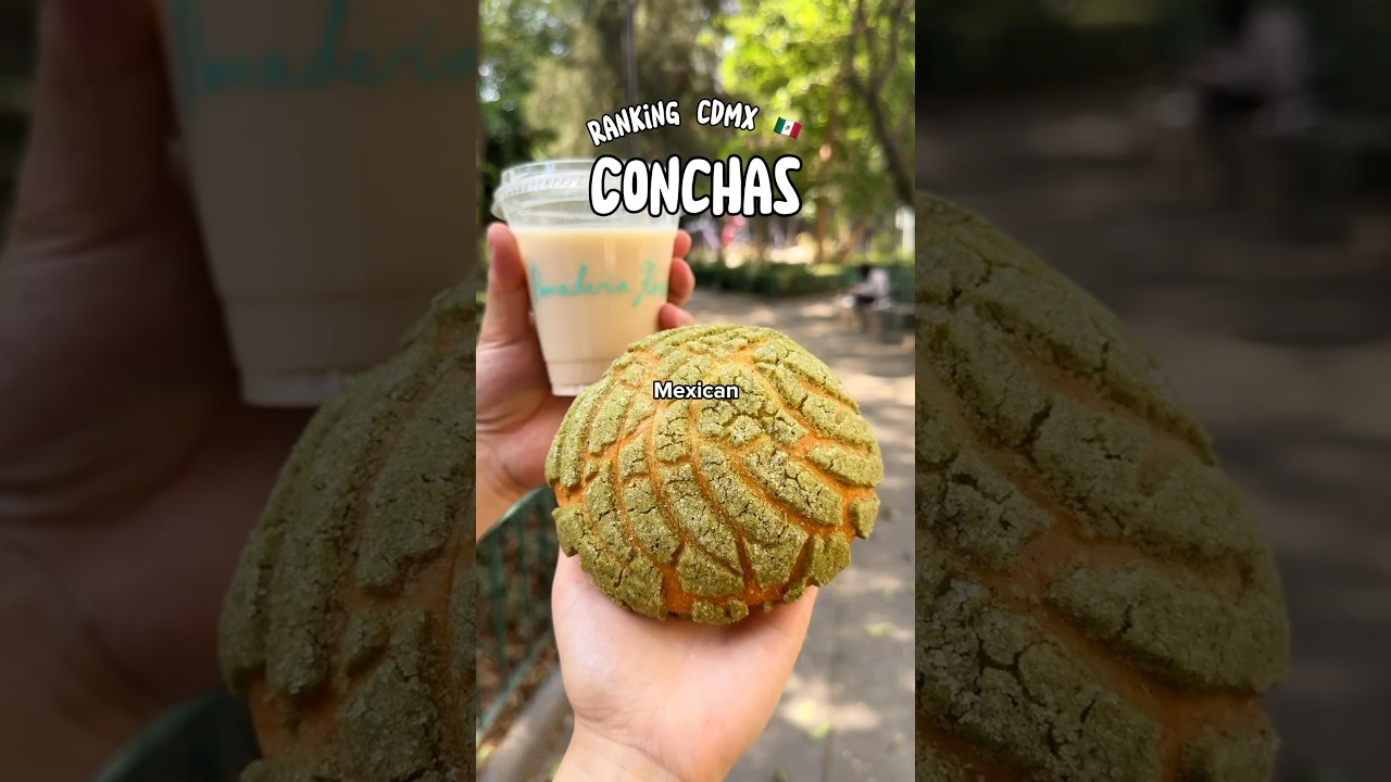Finding the BEST Concha in CDMX Mexico City 🇲🇽 #mexico #pandulce #cdmx