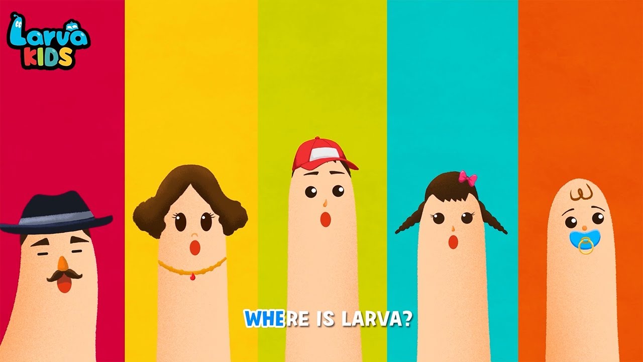 Finger Family Song ✌️🤞👌🤙 Baby Zoo Larva Kids Kids Songs 😻🐨🐰🦁 And Nursery Rhymes
