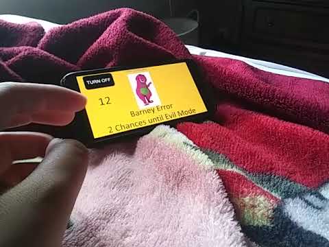 finger got Barney error