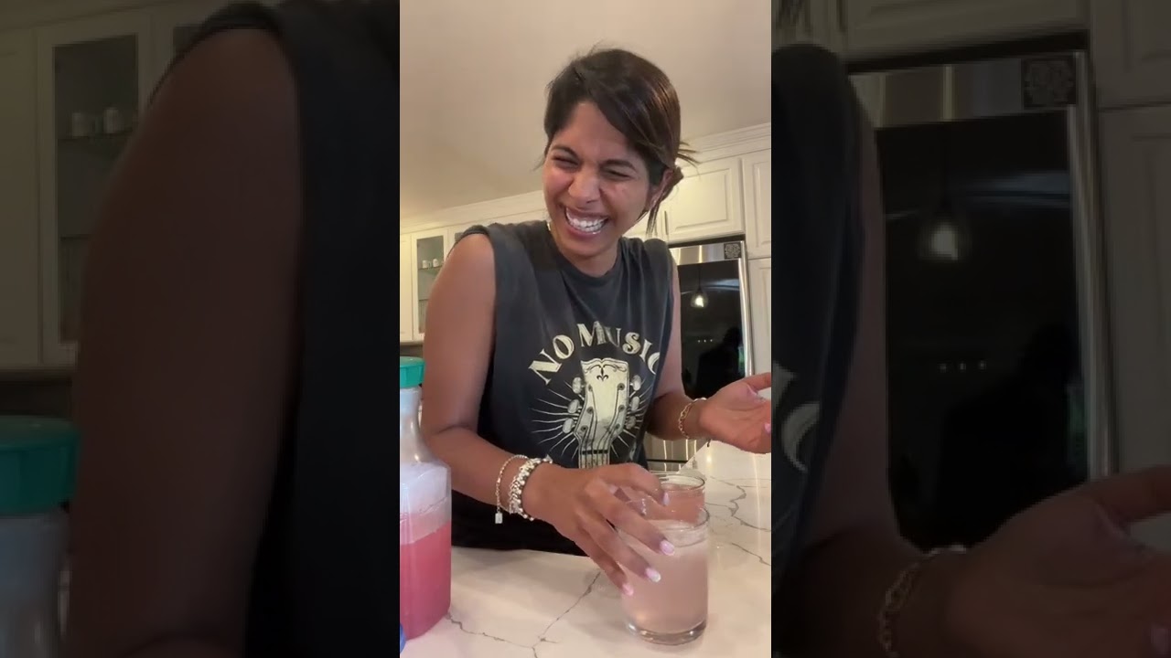 Fingers in his drink prank | #shorts