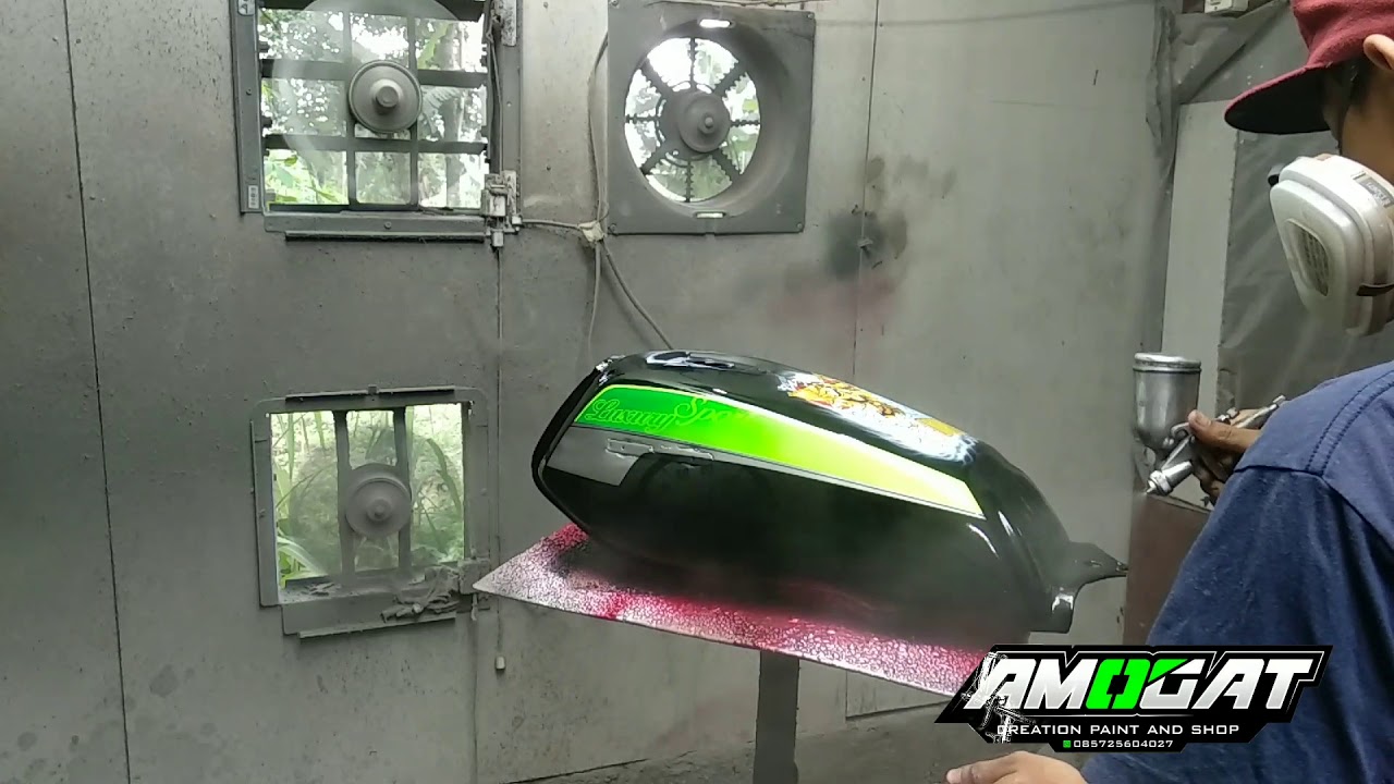Finishing clear Coat 2 kali lapis.. belkote 6300