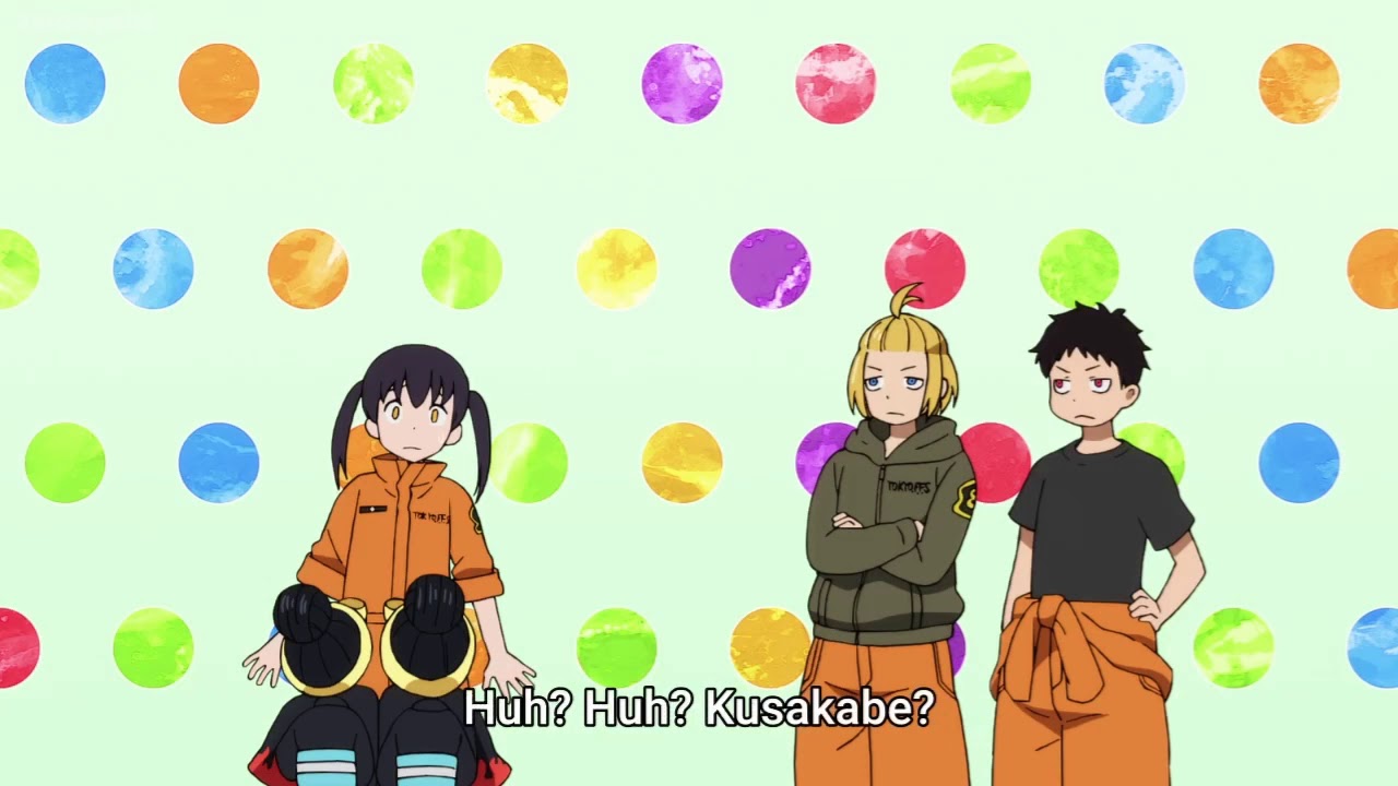 Fire force | Tamaki plays with hikage and hinata | Nekomata fireball