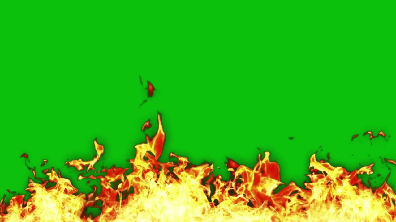 Fire Green | Blue | Black Screen Video Effect HD Footage Free Download