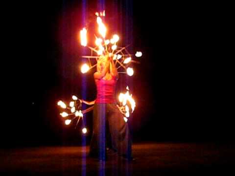 Fire Grrlz on Fire Fans [20th June 2009]