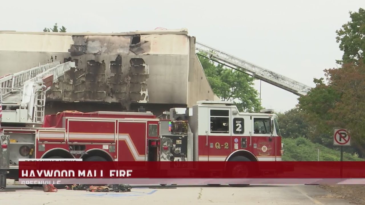Fire reported at Haywood Mall