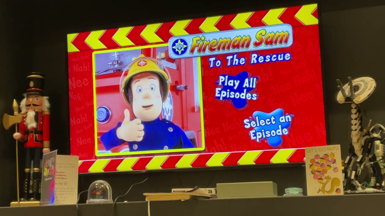 Fireman Sam To The Rescue DVD Menu Walkthrough