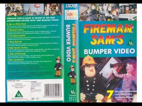Fireman Sam's Bumper Video (1997 UK VHS)