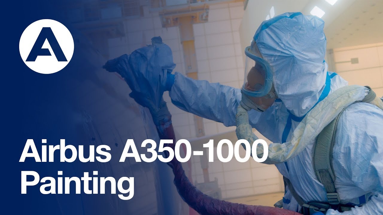 First A350-1000: Painting