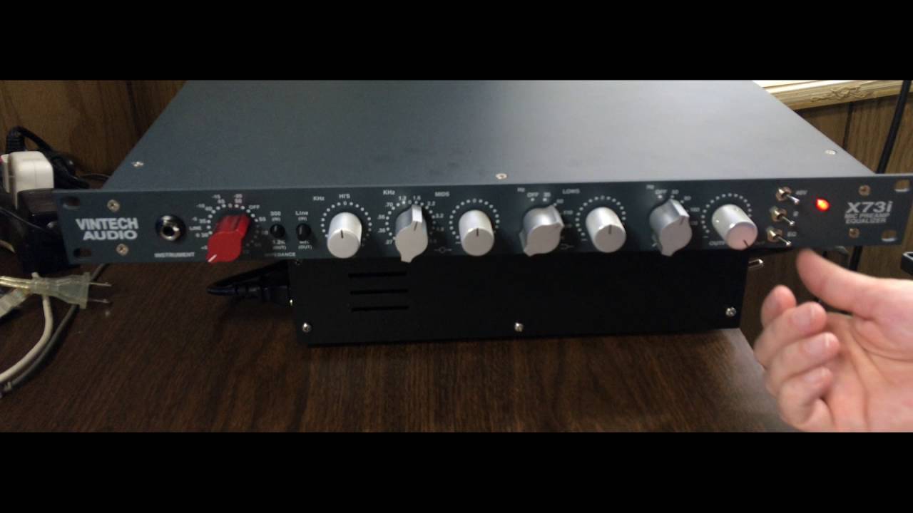 First EQ Test: Vintech X73i Microphone Preamp