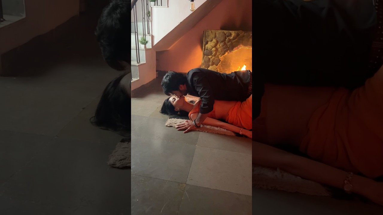 First kiss … this was our first kiss … #kiss #gehanavasisth #love #bollywood #song #attraction