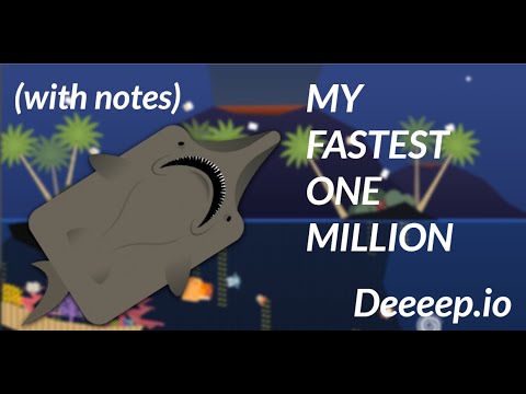 First Million Back!!! (Goblin Shark Gameplay Deeeep.io)