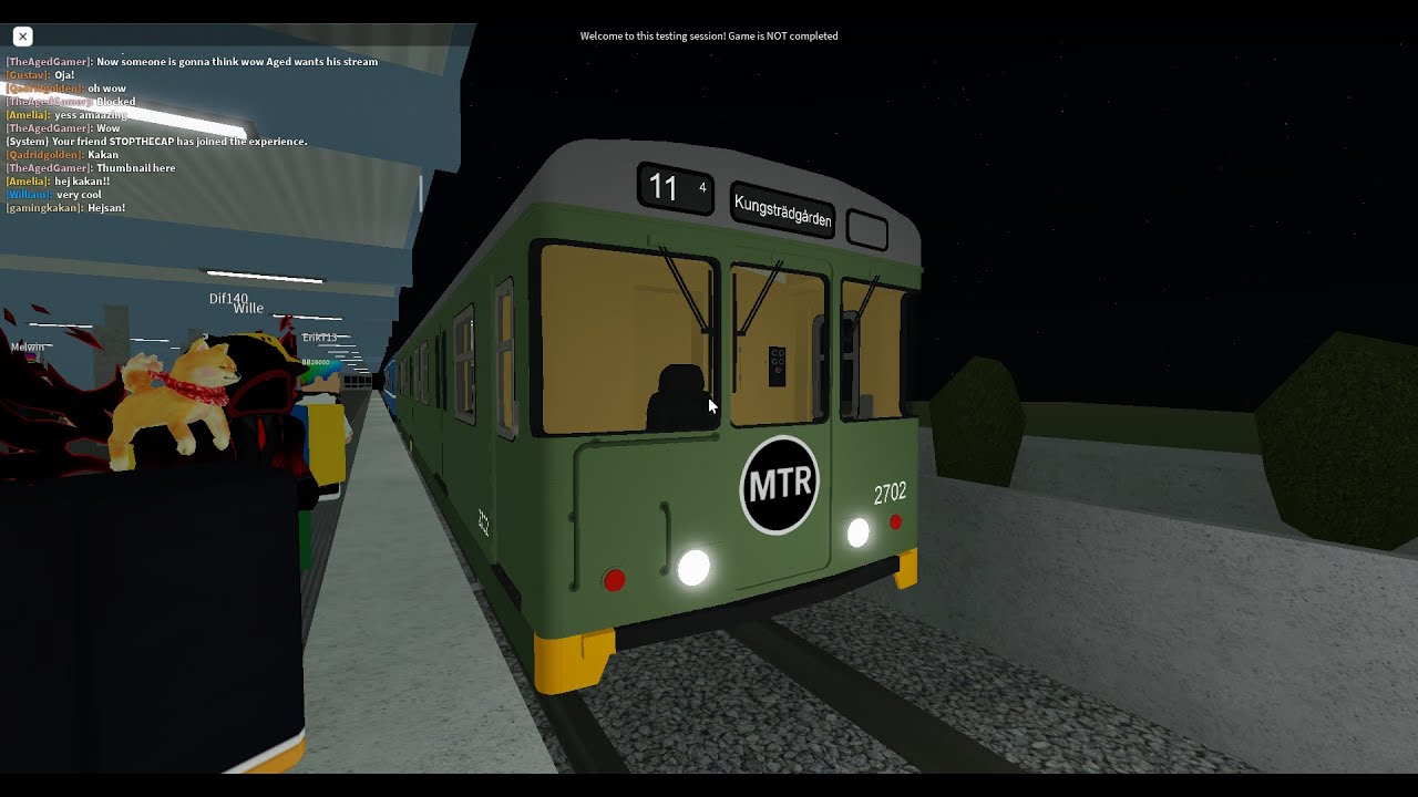 First Official Roblox MTR Nordic Startup Plus Last Startup With Malte. Stockholm Subway.