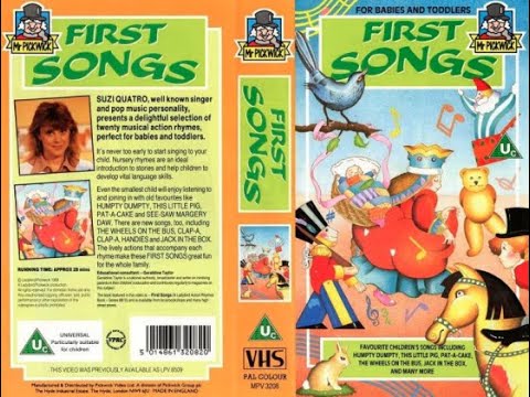 First Songs (1991 UK VHS)