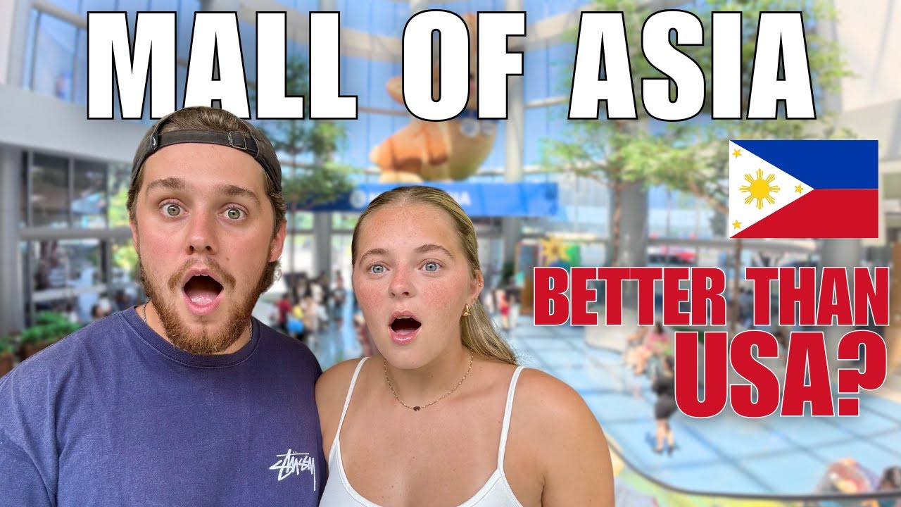 FIRST TIME IN A FILIPINO MALL 🇵🇭 (MIND BLOWN At Mall Of Asia in Manila, Philippines)