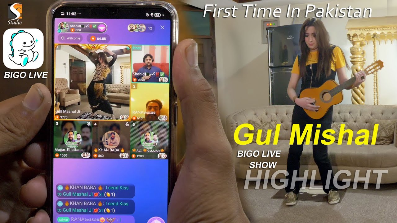First Time In Pakistan - Gul Mishal Bigo Live Show 2020 - #SGStudio