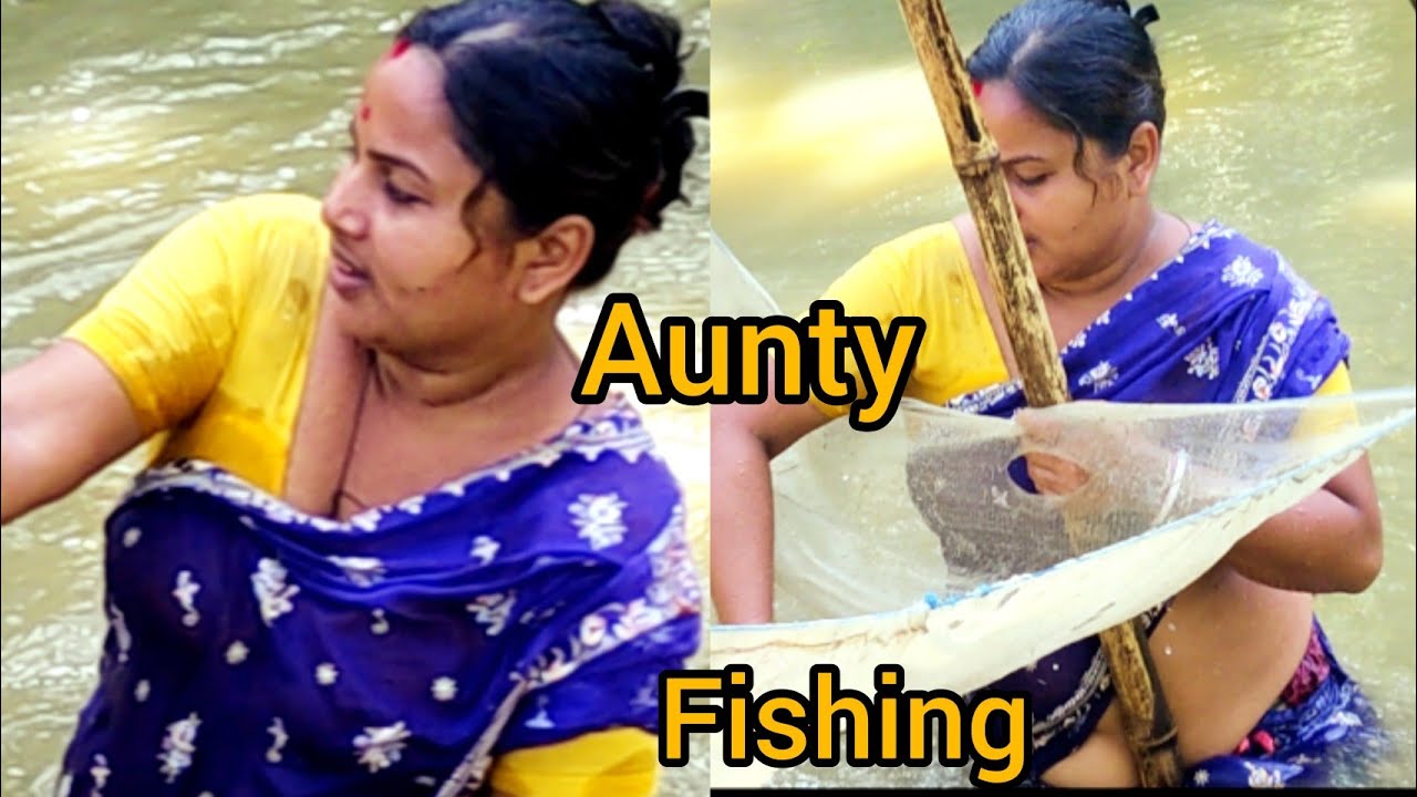 Fishing In Pond | Fish Aunty | Village Fishing | Fishing Aunty Vlog | Fishing In Village |  Fish 🐠🐠🐟