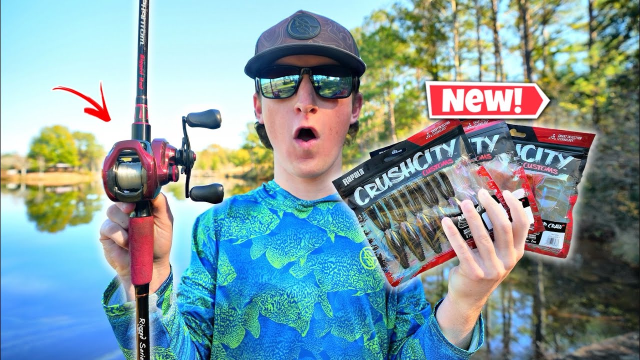 Fishing With The NEW Crush City Custom Baits (Any Good?)