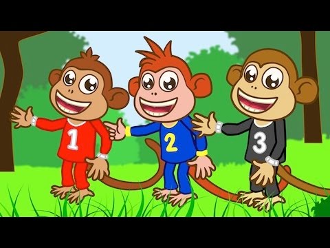 Five Little Monkeys - Adisebaba İngilizce Çizgi Film Çocuk Şarkıları Videoları