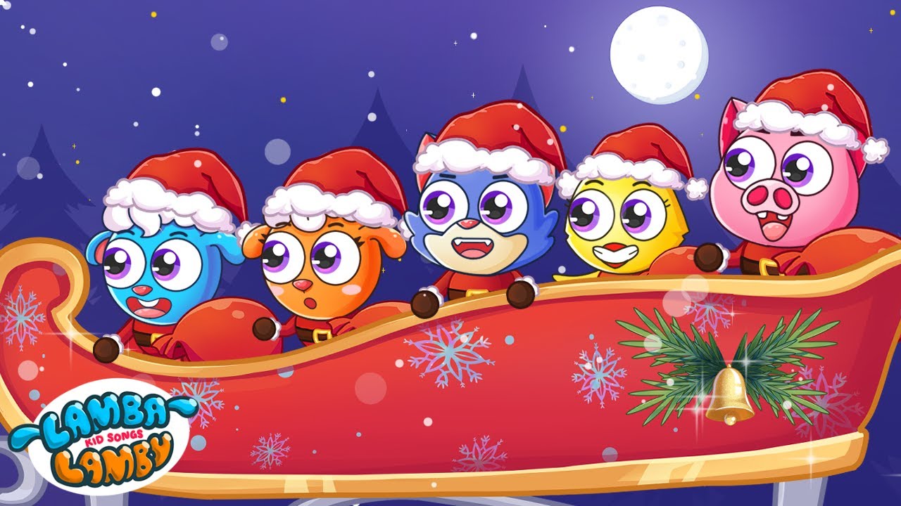 Five Little Santas Clauses | Best Christmas Songs | Kids Songs And Nursery Rhymes By Lamba Lamby