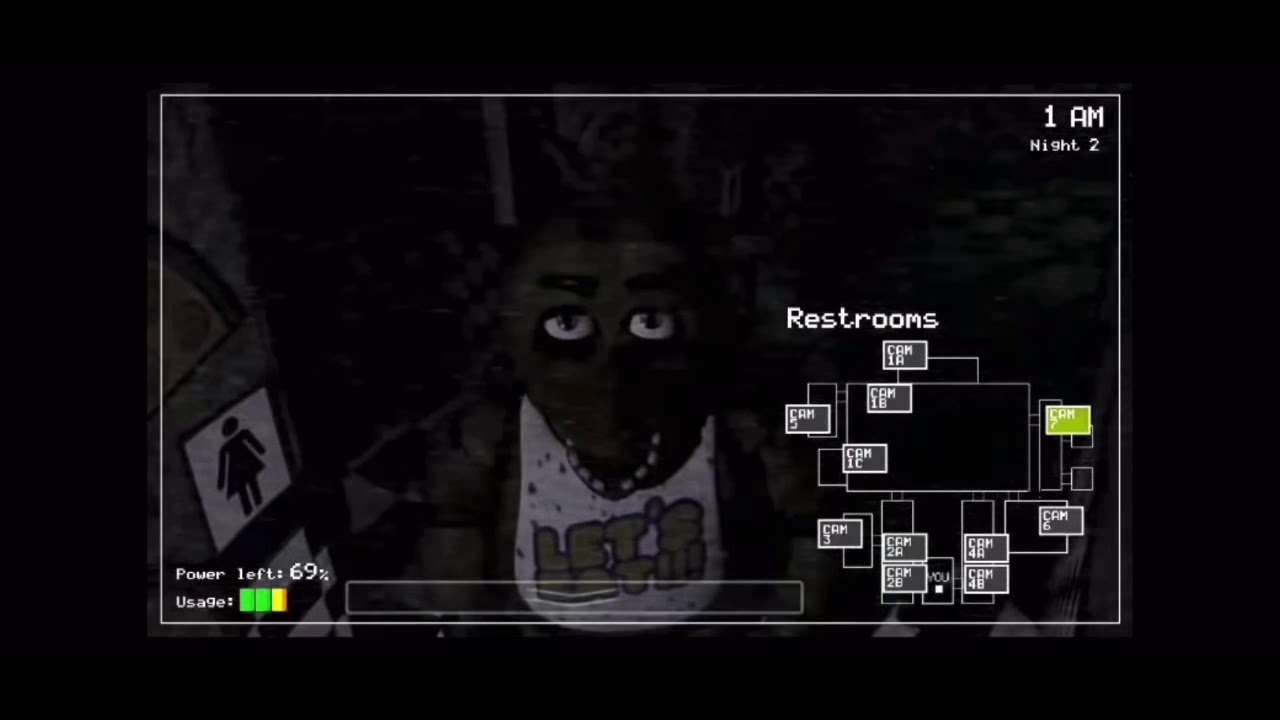 Five Nights at Freddy’s Security Camera Footage for ONE HOUR (NO JUMPSCARES)