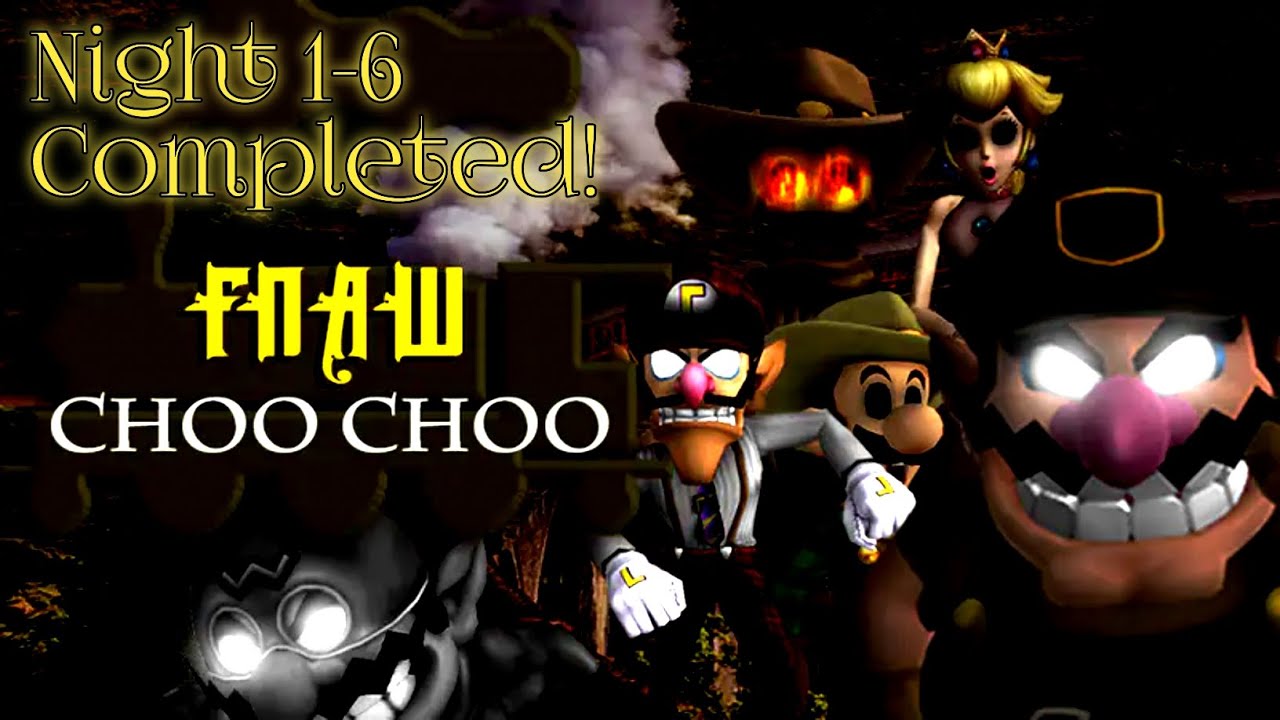 Five Nights at Wario's: Choo Choo Gameplay - Night 1-6 Completed!