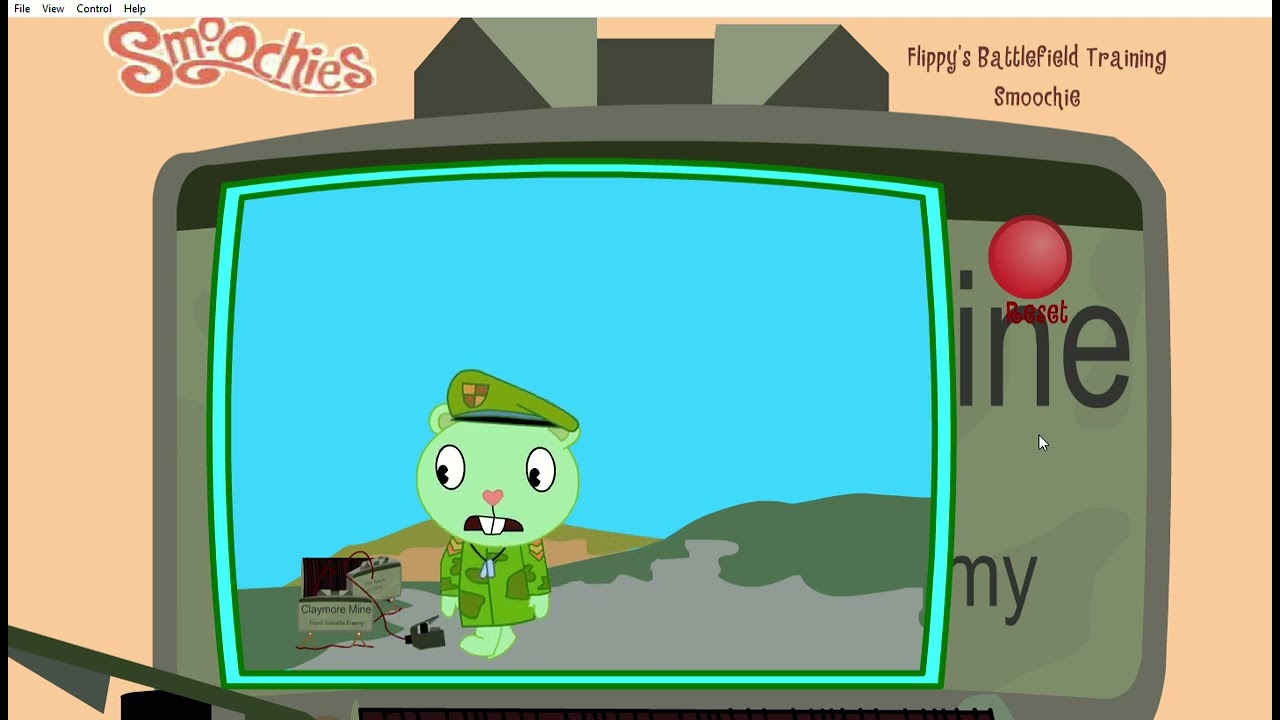[FIXED] Happy Tree Friends - Flippy's Battlefield Training Smoochie (FANMADE by Yudhaikeledai)